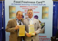 Rick and RJ Hassler. The company said the freshness cards will suit retailers well who can place them in their displays.